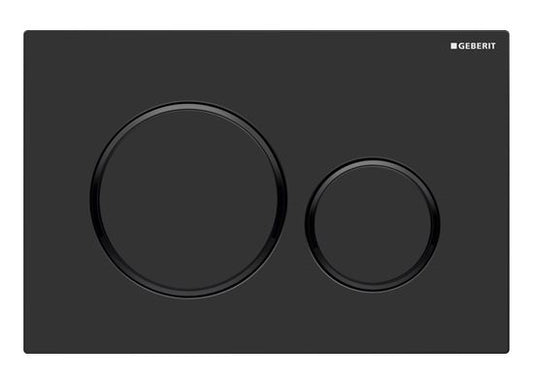 Sigma20 Fingerprint Resistant Matte Black Round ABS Flush Plate