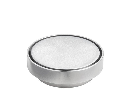 Chrome Round Tile Insert Floor Waste Shower Grate Drain (88mm outlet) | TIR-CH115