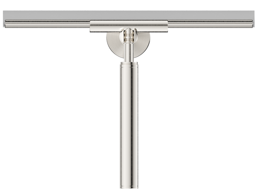 Mica Glass Squeegee - Brushed Nickel