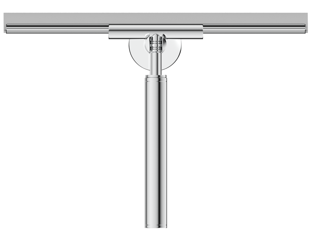 Mica Glass Squeegee - Chrome