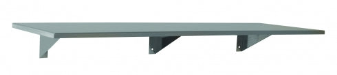 300mm W  Surface Mounted Shelf  - 300mm W x 305mm D - Satin