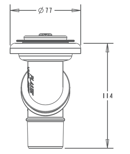 Flexi Dinger Bath Kit Standard - Chrome
