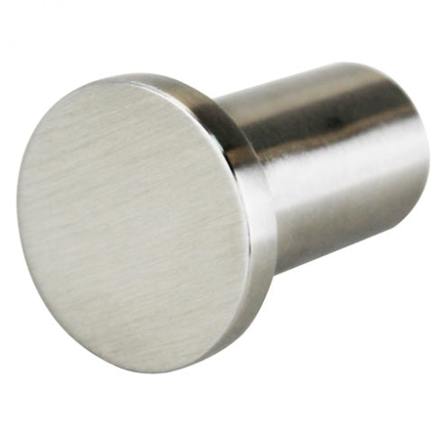 30mm W  Surface Mounted Robe Hook - 30mm W x 30mm H x 40mm D - Satin