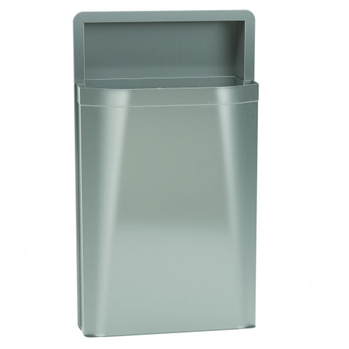 435mm W  Surface Mounted Waste Receptable 46 Litres - 435mm W x 778mm H x 219mm D  - Satin