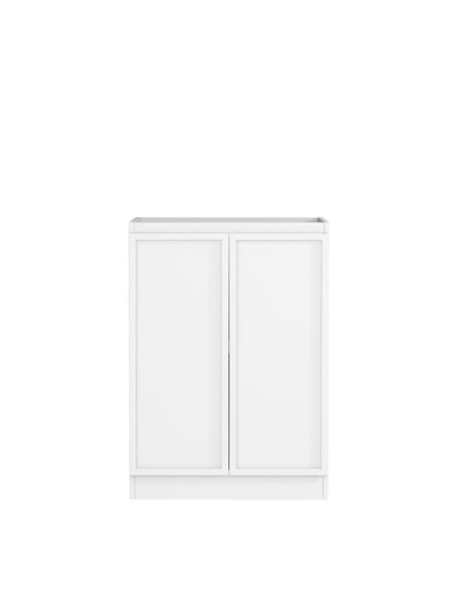 Hampshire White 1300 Base Laundry Kit with  Pure White Top