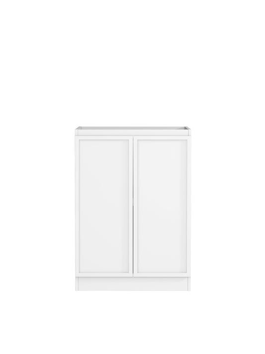 Hampshire White 1300 Base Laundry Kit with  Pure White Top