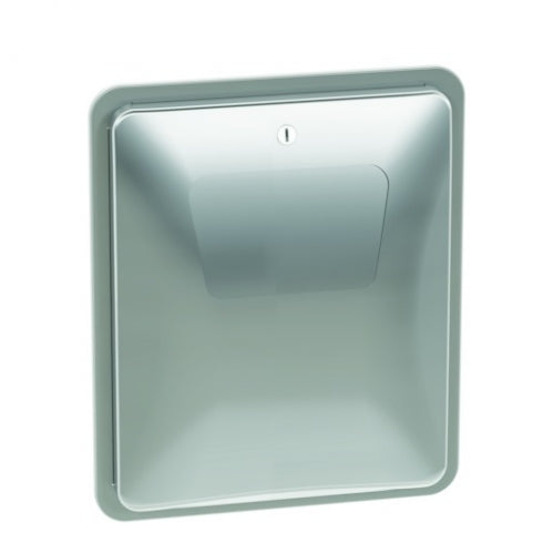 432mm W  Recessed Sanitary Product Disposal Unit - 432mm W x 739mm H x 127mm D  - Satin