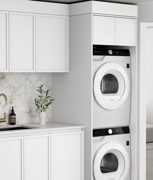 Laundry Kit 1715C Hampshire White with Pure White Top