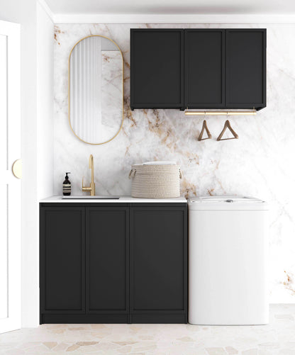 Laundry Kit 1715C Hampshire Black with Pure White Top