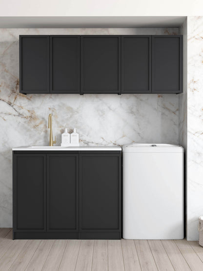 Laundry Kit 1715C Hampshire Black with Pure White Top