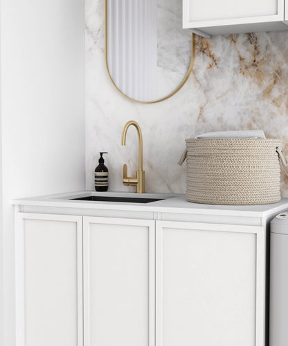 Laundry Kit 1715C Hampshire White with Pure White Top