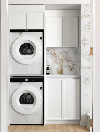 Laundry Kit 1305A Hampshire White with Pure White Top