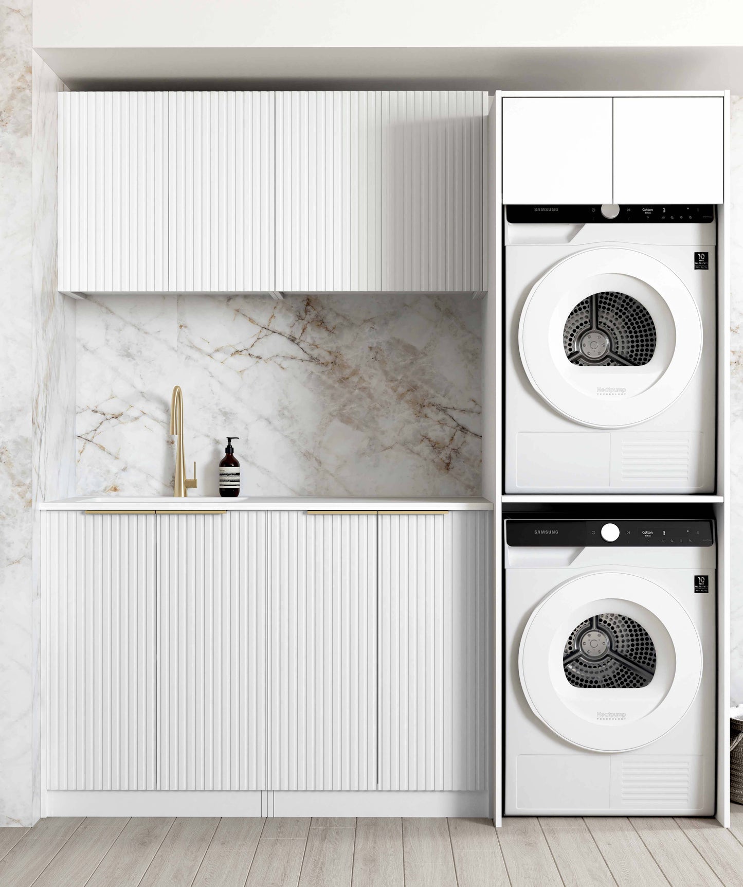 Laundry Kit 1960B Noosa White with Pure White Top
