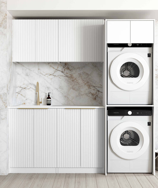 Laundry Kit 1960B Noosa White with Pure White Top