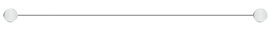 Mica Stainless Shelf - 400mm - Chrome