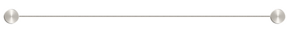 Mica Stainless Shelf - 400mm - Brushed Nickel