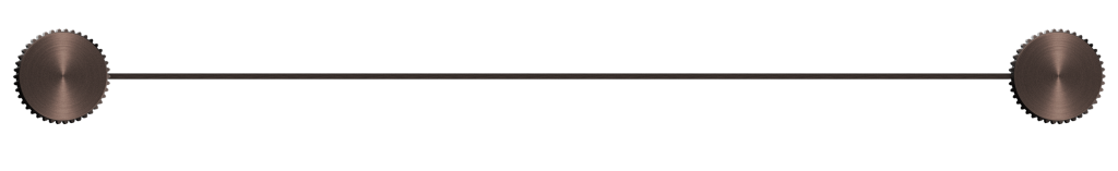 Mica Fluted Stainless Shelf - 400mm - Dusk Bronze