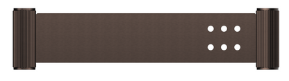 Mica Fluted Stainless Shelf - 400mm - Dusk Bronze