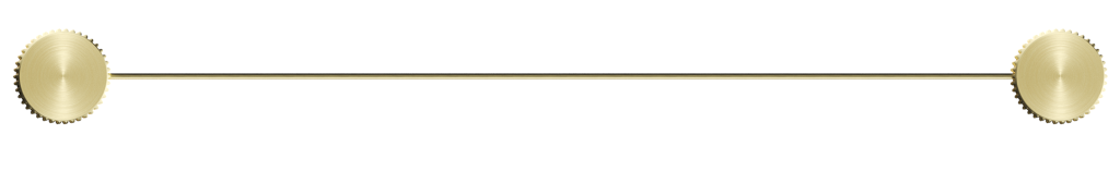 Mica Fluted Stainless Shelf - 400mm - French Gold