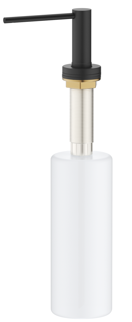 Mica Invisible Soap Dispenser - Black