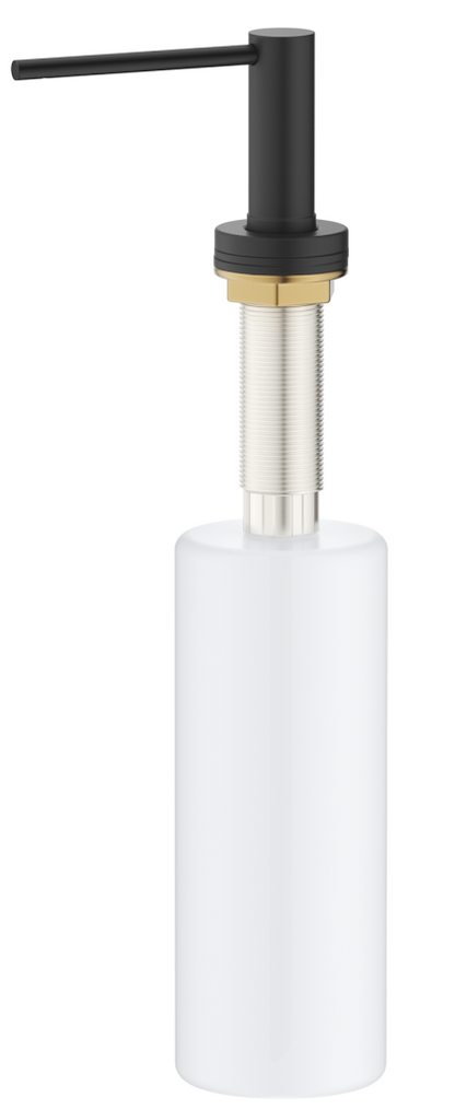 Mica Invisible Soap Dispenser - Black