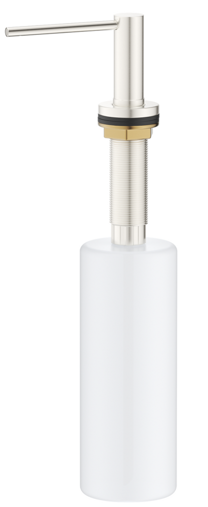 Mica Invisible Soap Dispenser - Brushed Nickel