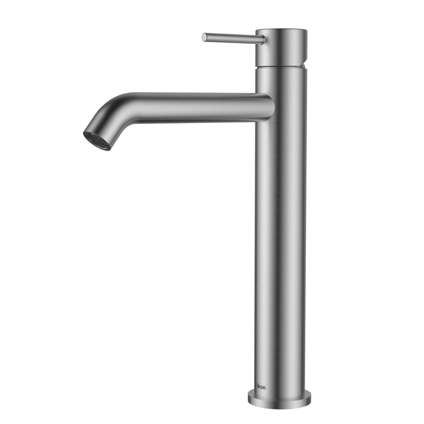 IKON-Hali Highrise Basin Mixer Brushed Nickel Lead Free