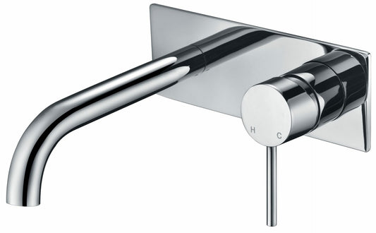 IKON-Hali wall basin Mixer with curved spout