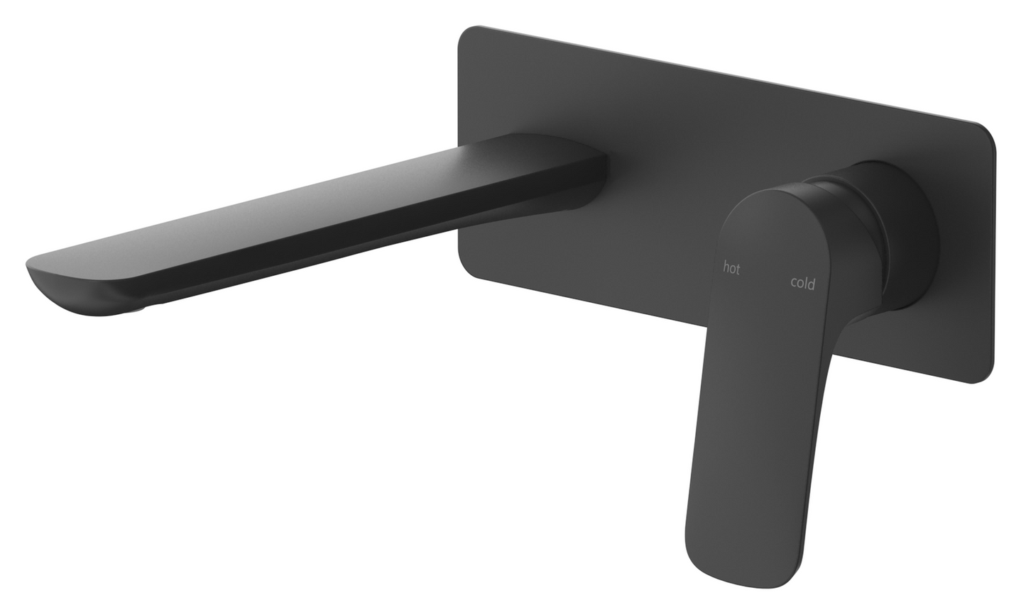 Kaza Wall-Spout Combo - 1P - TRIM KIT - Black