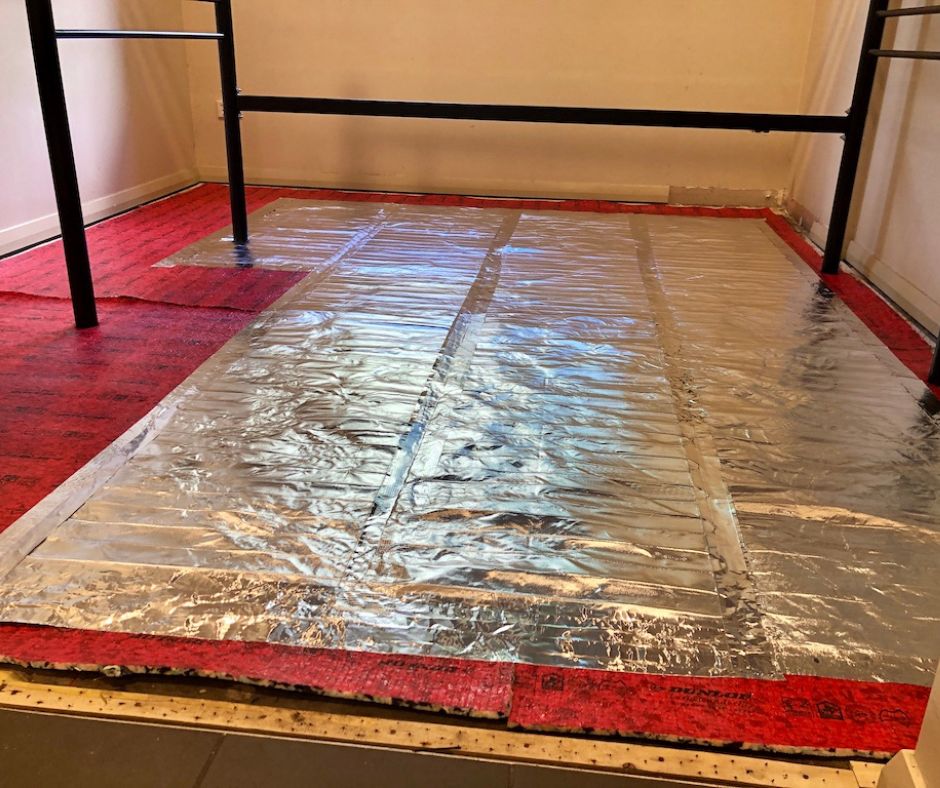 10 m² - Conductive tape 10m roles Under Carpet Heater Kits