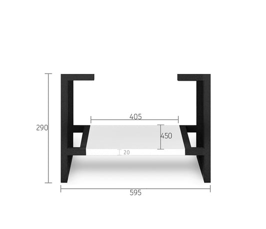 Leg Boston 600X450 Matte White