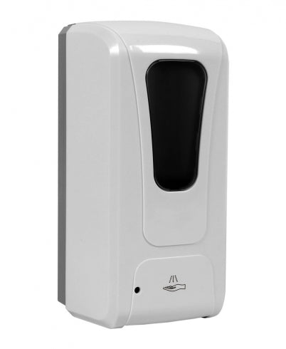260mm  Surface Mounted Sanitiser Gel OR Liquid Soap Touchless Sensor Dispenser - 260mm x 120mm x 100mm - White