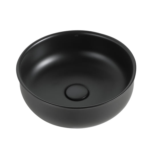 Bronte Round 360x360x130 Matte Black Basin