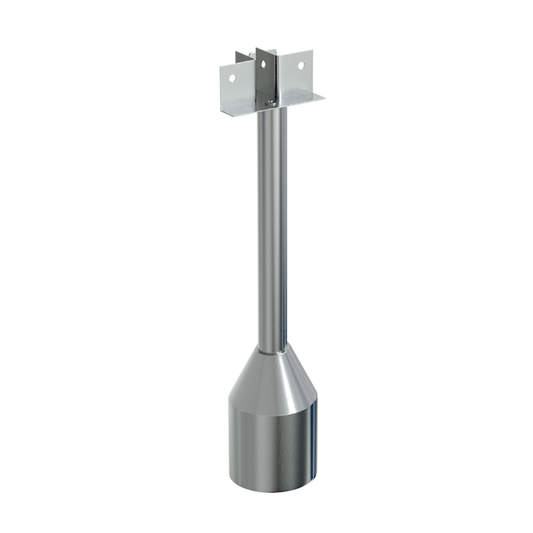 122 Series “T” Piece Foot Assembly – 300mm with 35mm Adjustment