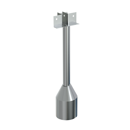 122 Series “T” Piece Foot Assembly – 200mm with 35mm Adjustment