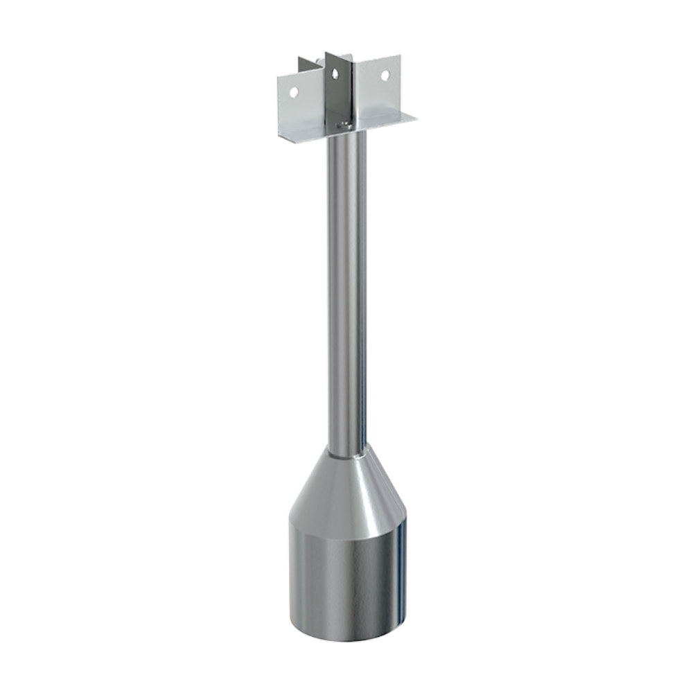 122 Series “T” Piece Foot Assembly – 150mm with 35mm Adjustment