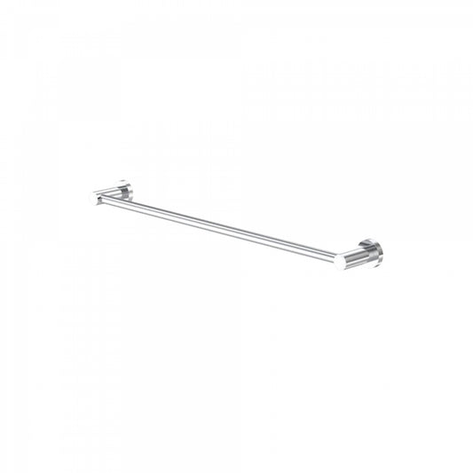 600mm W  Surface Mounted Towel Rail - 600mm W x 45mm H x 78mm D - Chrome Plated