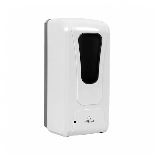120mm W  Surface Mounted Sensor Foam Sanitiser Dispenser  - 120mm W x 260mm H x 100mm D  - White