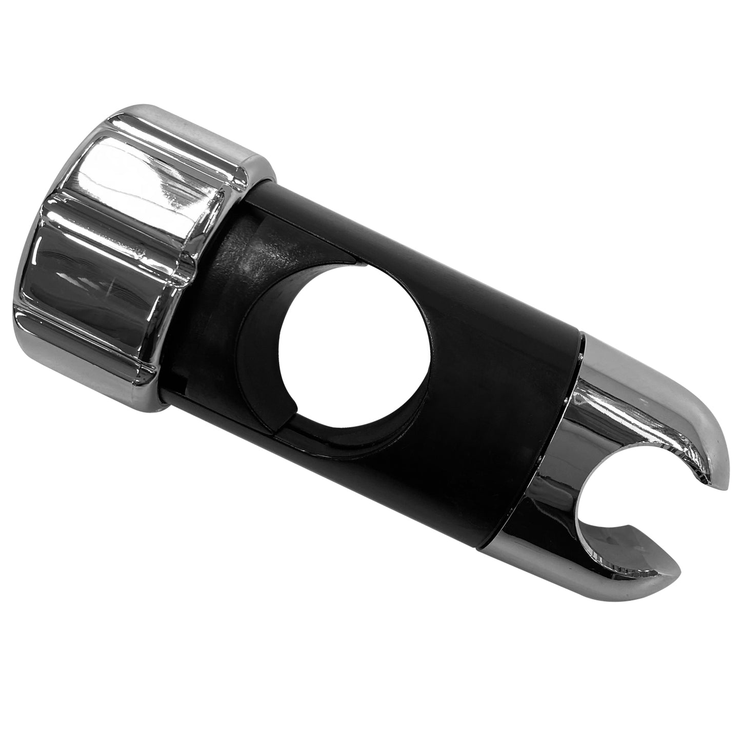Mounts to 32mm Rail Attachments to suit 32mm Grab Rail - Shower rail attachments -  - Black/Chrome