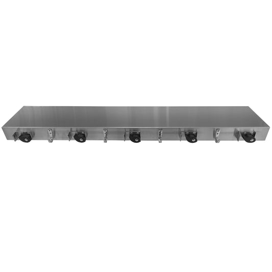 1067mm L  Surface Mounted Utility Shelf - 1067mm L x 156mm H - Satin