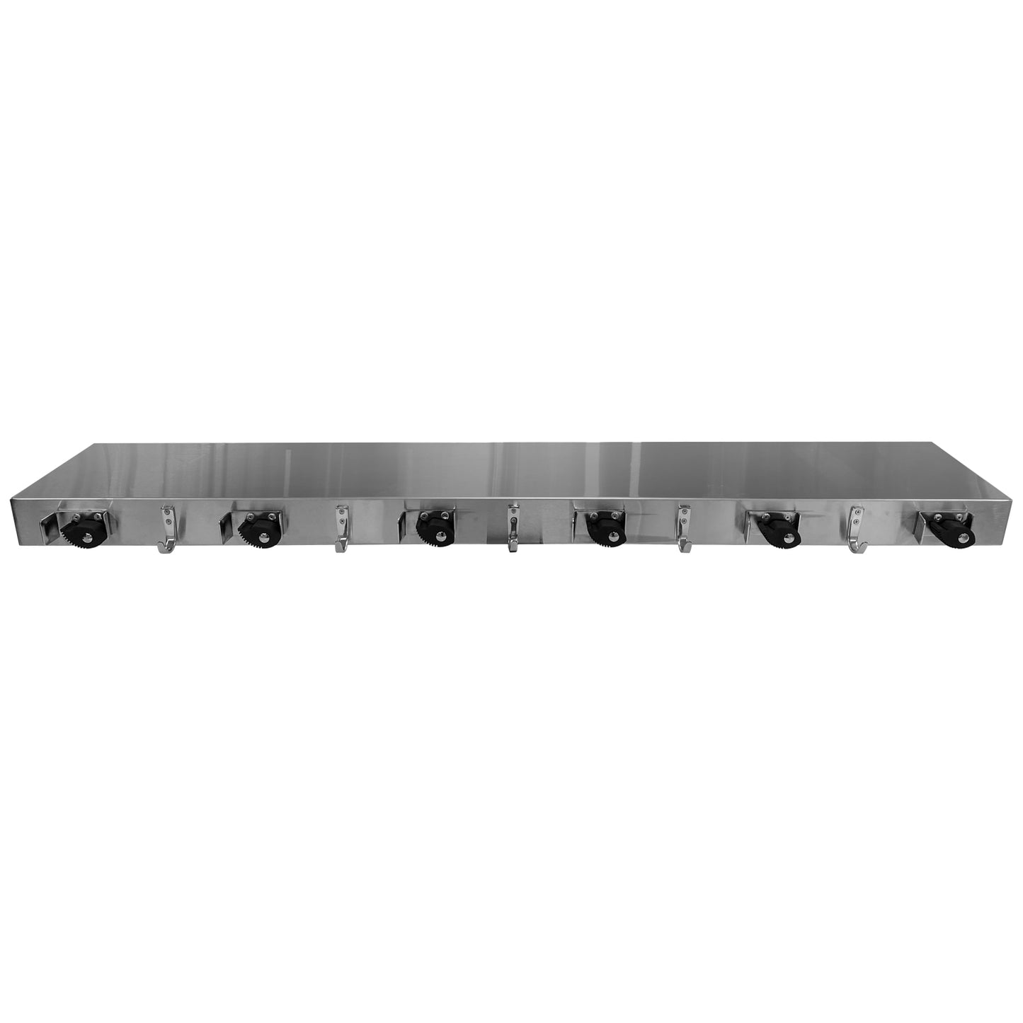 1219mm L  Surface Mounted Utility Shelf - 1219mm L x 156mm H - Satin