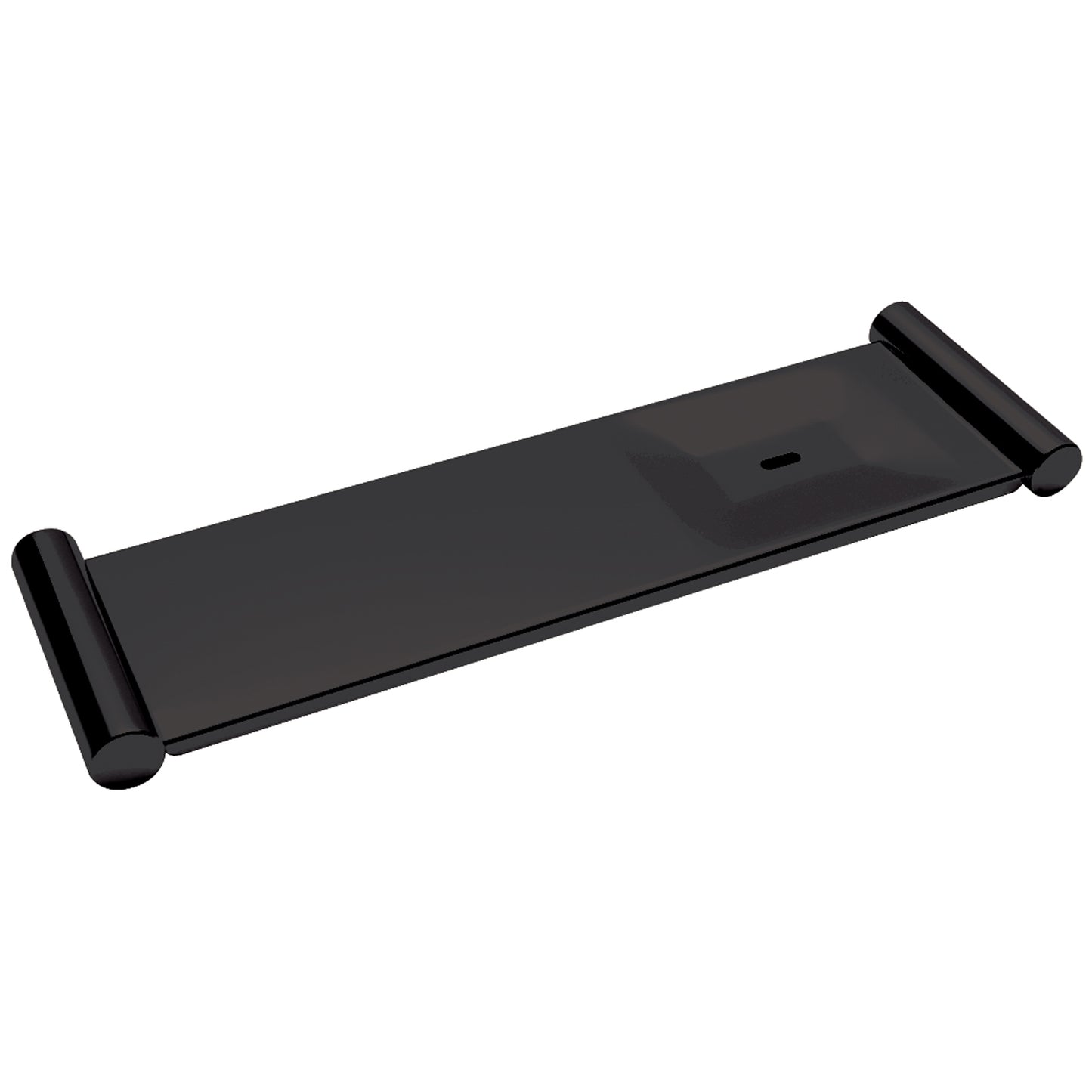 400mm Surface Mounted Soap Dish Shelf - 400mm Centres 100mm Projection - Matte Black