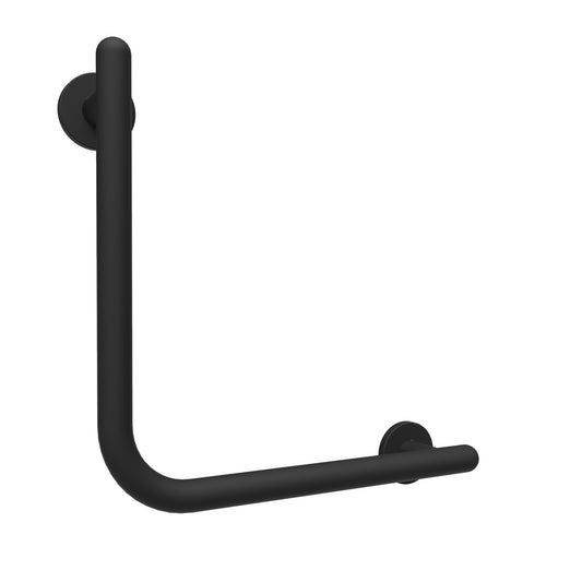 450mm W  Surface Mounted Ambulant Grab Rail - 450mm x 450mm - Matte Black