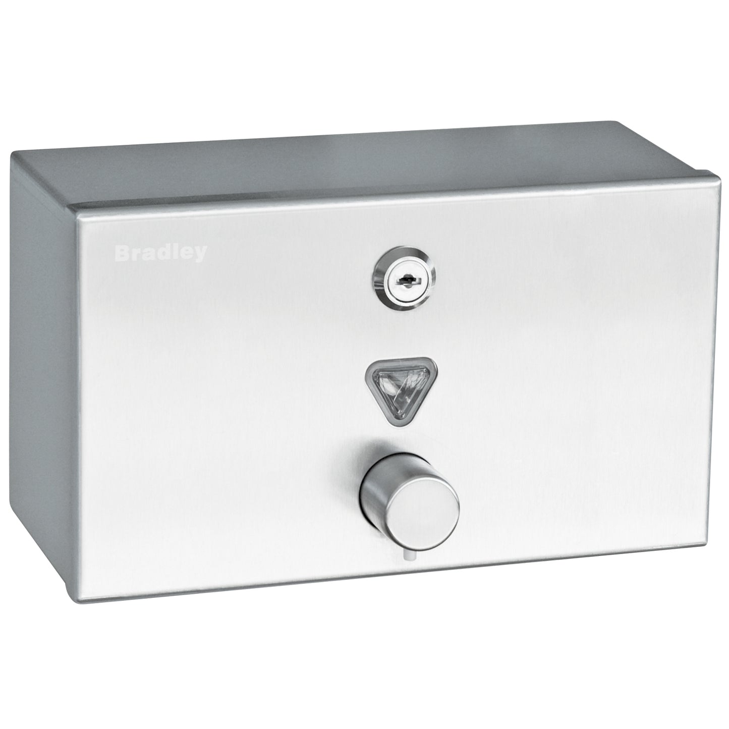 264mm W  Surface Mounted Soap Dispenser 2L - 264mm W x 140mm H x 100mm D - Satin