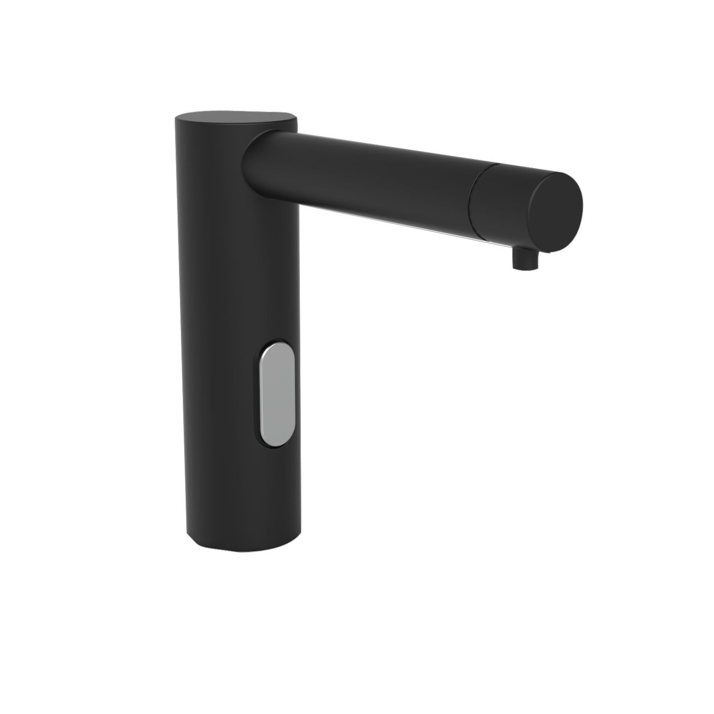 25mm W  Free Standing  Sensor Foam Soap Dispenser Basin Vanity Mounted - 25mm W x 100mm H x 115mm Spout Length - Matte Black