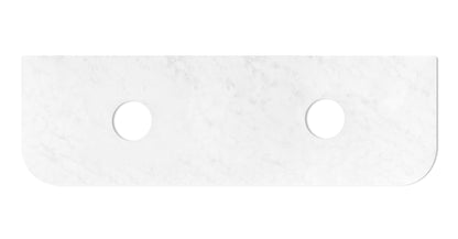 Bondi 1800x460x20 Solid Surface Cloudy Carrara Top