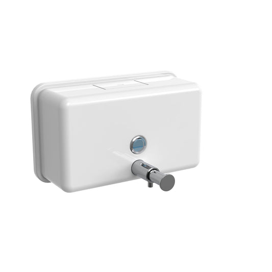208mm W  Surface Mounted Soap Dispenser 1.2 L WHITE - 208mm W x 124mm H x 73mm D - White