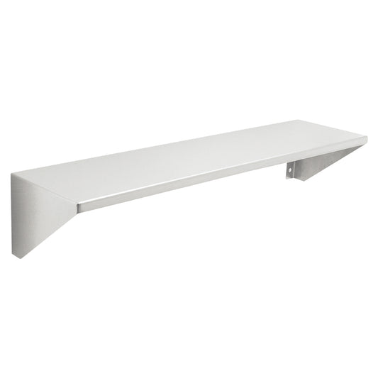 450mm W  Surface Mounted Shelf  - 450mm W x 125mm D - Satin