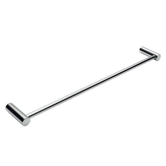 300mm W  Surface Mounted Single Towel Rail  - 300mm W x 75mm D - Bright