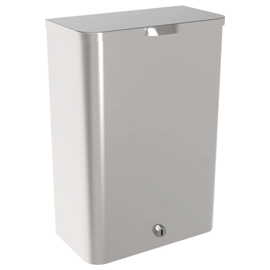 203mm W  Surface Mounted Sanitary Disposal Unit - 203mm W x 292mm H x 105mm D - Satin
